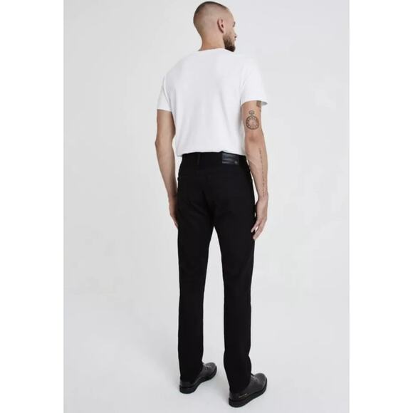 AG Adraino Goldschmied Jeans Mens 34x32 Black B-Type 1 Slim Stretch Comfort - Picture 2 of 6